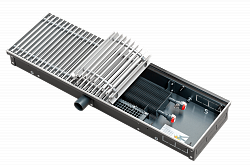 Внутрипольный конвектор TECHNO AIR KVVZ 350-120-2200, с принудительной конвекцией
